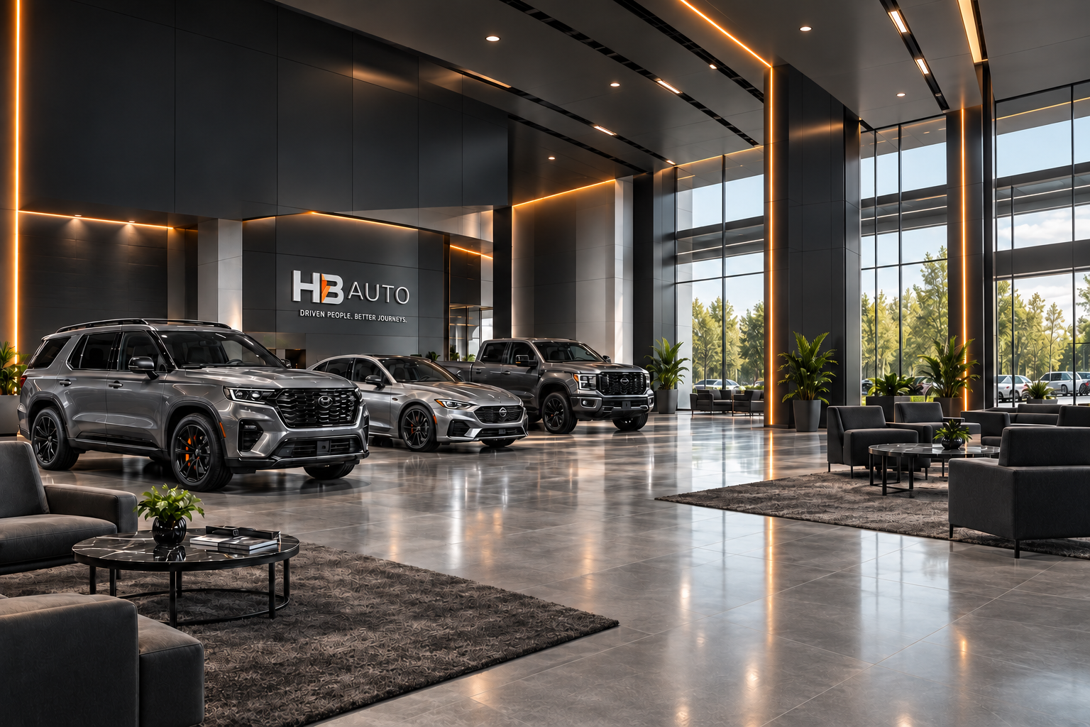 HB Auto showroom
