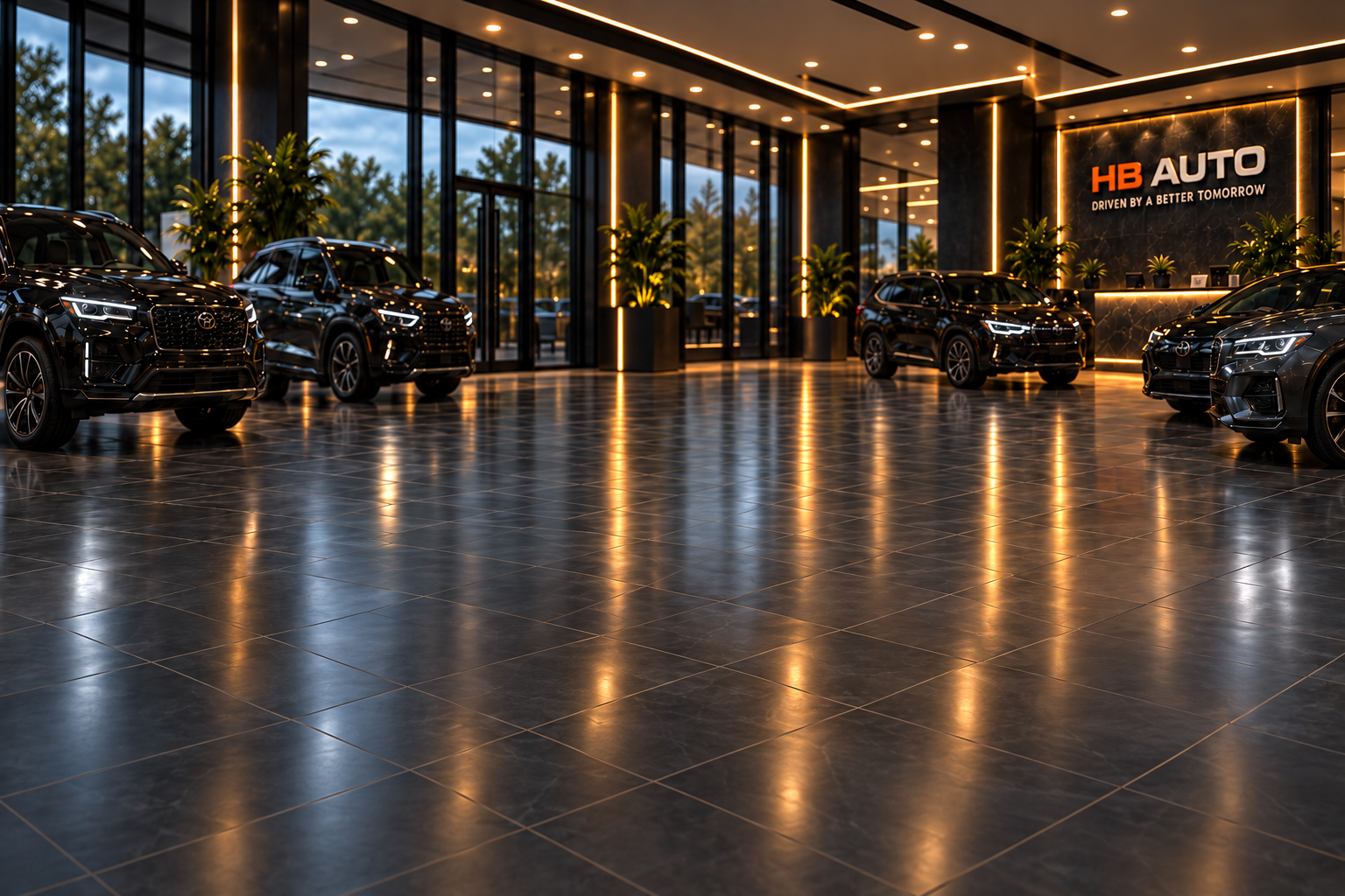 HB Auto showroom