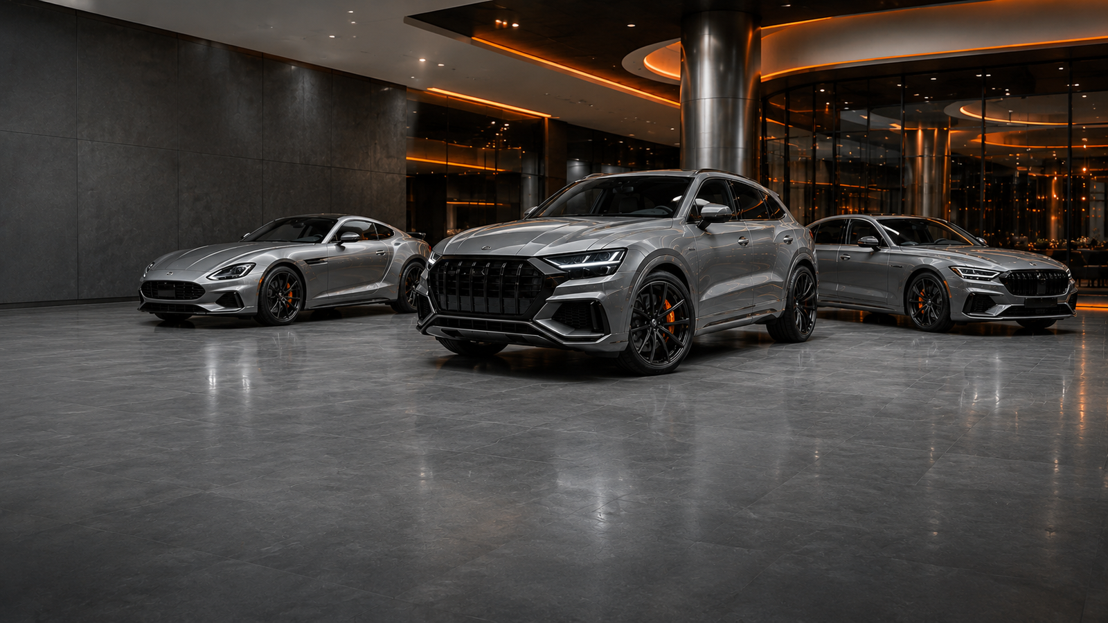 HB Auto inventory showroom